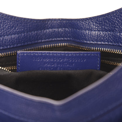 Balenciaga Chevre Gold Metallic Edge Hardware City Bleu Roi 6 of 9