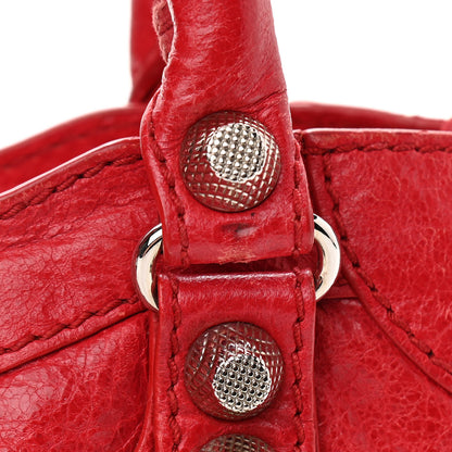 Balenciaga Agneau Giant 12 Silver Hardware Mini City Rouge Cardinal 20 of 21