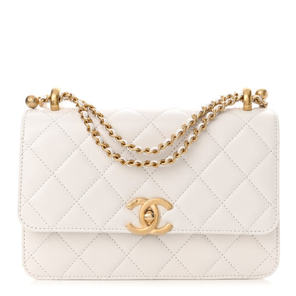 Chanel Calfskin Quilted Perfect Fit Flap White 1 of 11