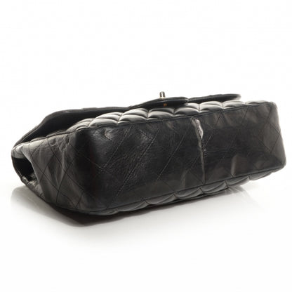 Chanel Lambskin Quilted Jumbo Single Flap Black 5 of 9