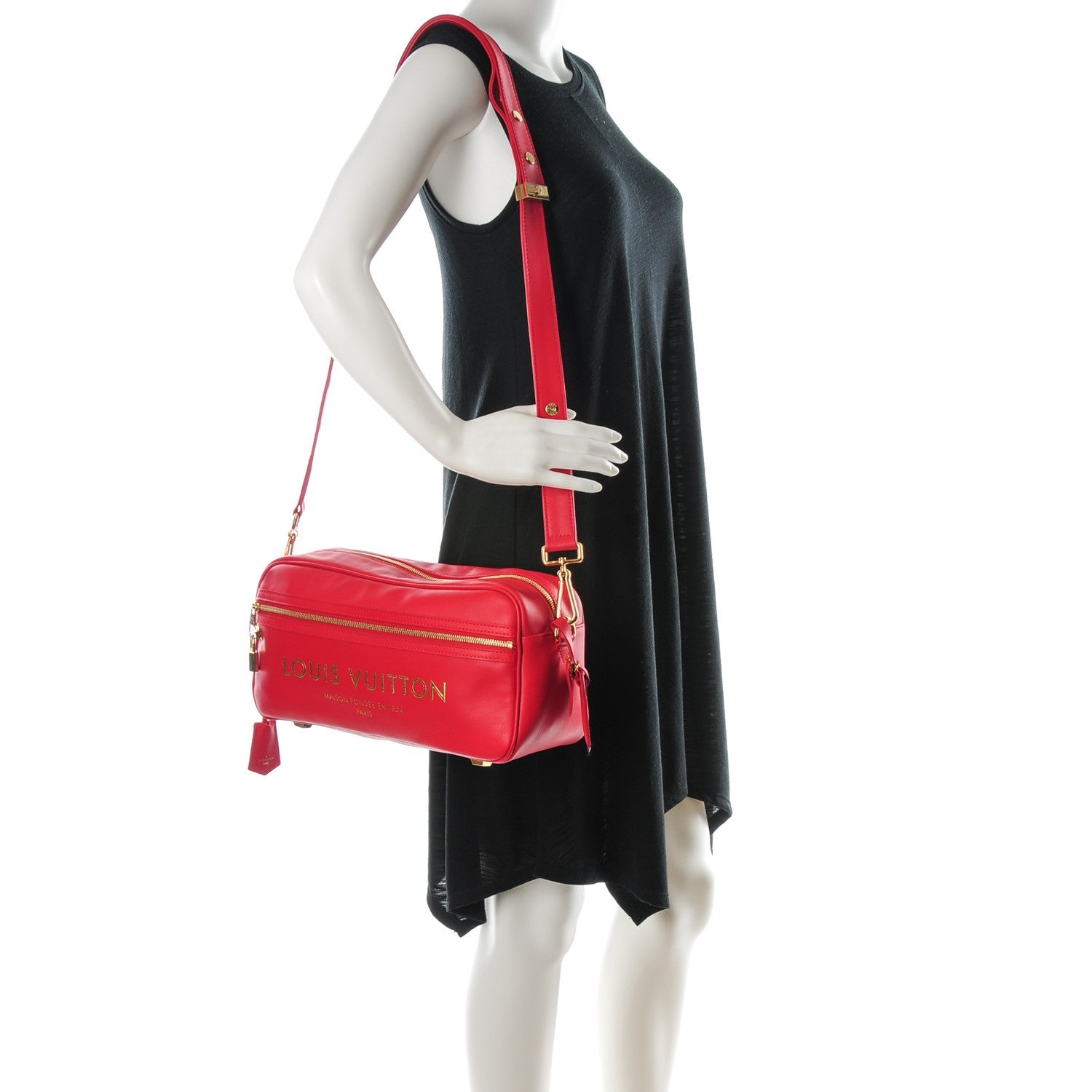 Louis Vuitton Supple Calfskin Takeoff Rouge 2 of 7