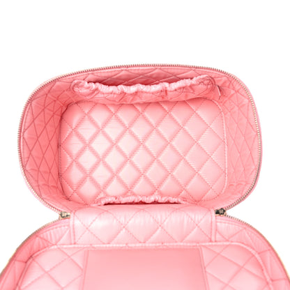 Chanel Caviar Quilted Large Vanity Pouch Pink 6 of 11