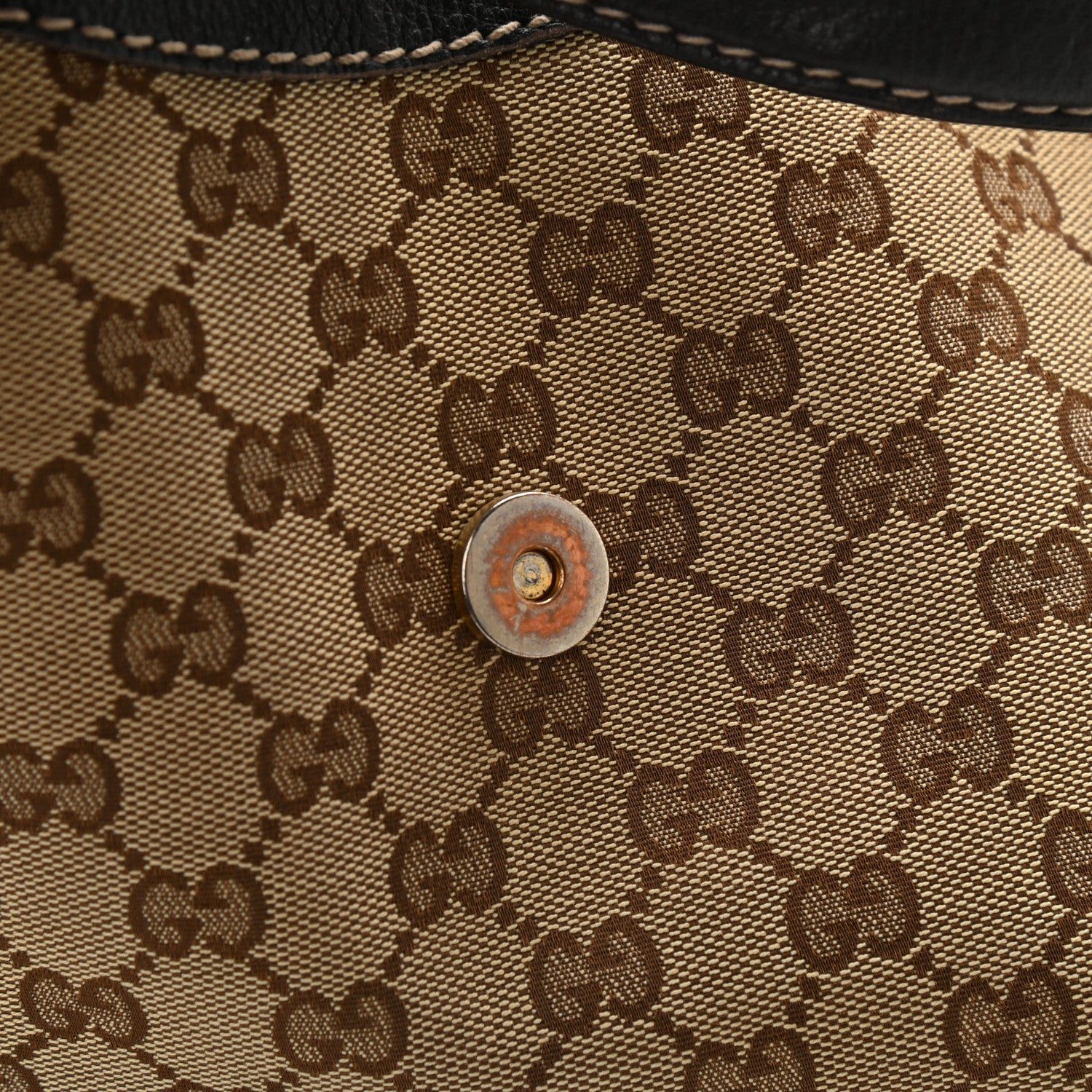 Gucci Monogram Large New Ladies Web Hobo Dark Brown 14 of 14