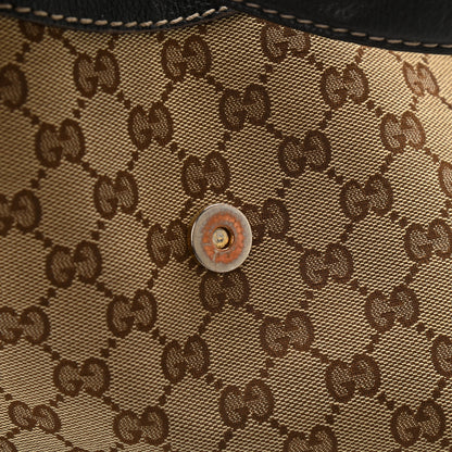 Gucci Monogram Large New Ladies Web Hobo Dark Brown 14 of 14