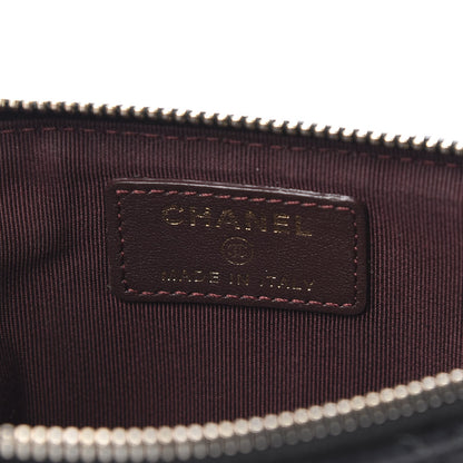 Chanel Lambskin Quilted Classic Flat Wallet Pouch Black 6 of 10