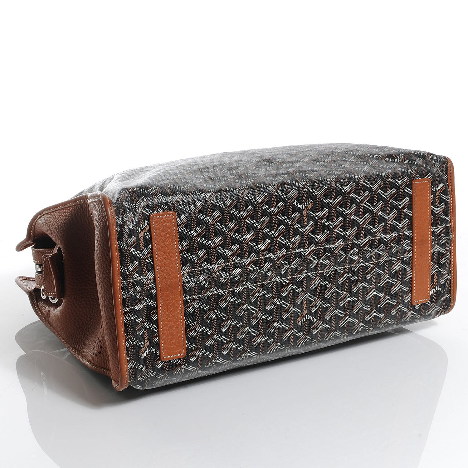 Goyard Goyardine Sac Hardy Pet Carrier PM Black Gold 4 of 7