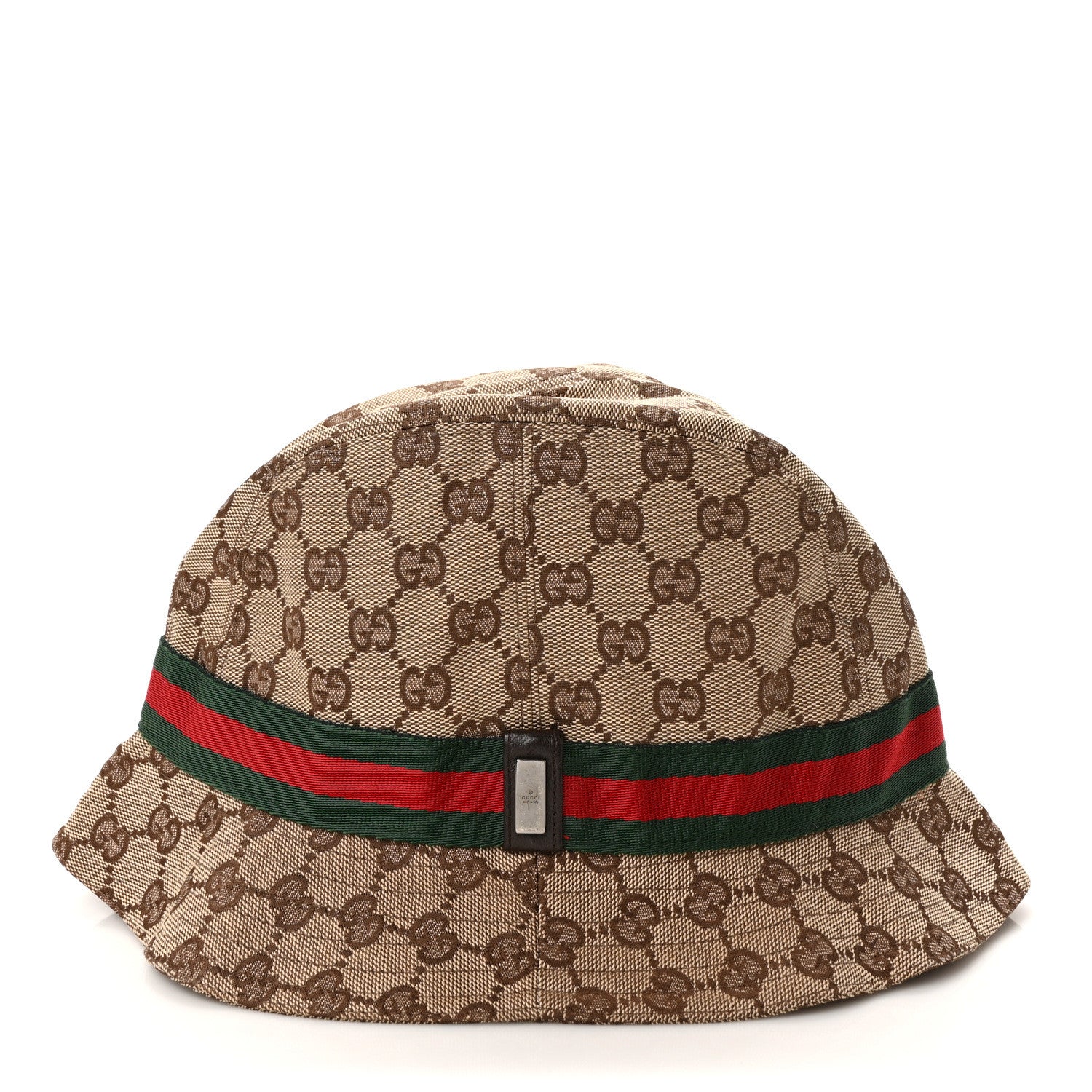 Gucci Monogram Web Bucket Hat M Brown 4 of 7