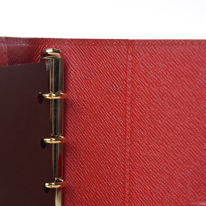 Louis Vuitton Epi Small Ring Agenda Cover Castillan Red 7 of 8