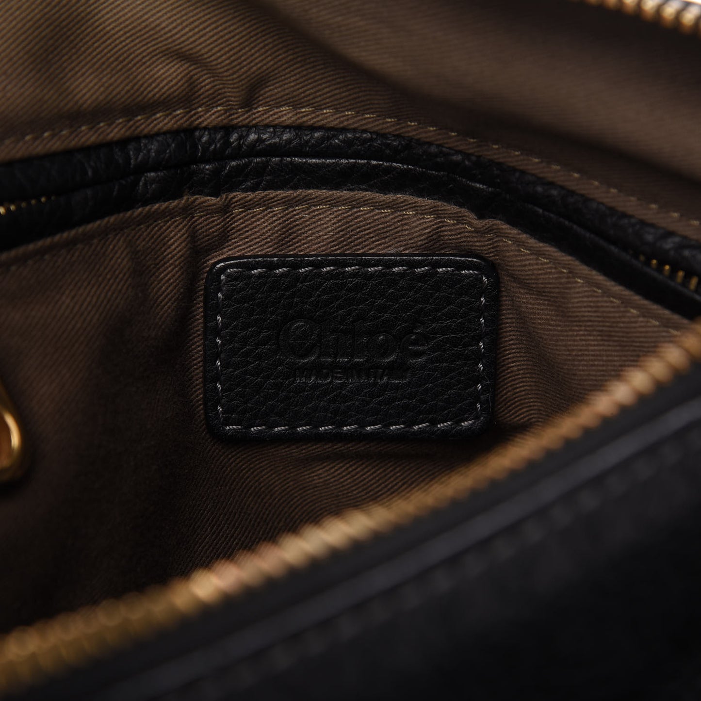 Calfskin Medium Marcie Satchel Black