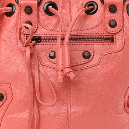 Balenciaga Agneau Classic Hardware Mini Pompon Rose Azalee 8 of 11