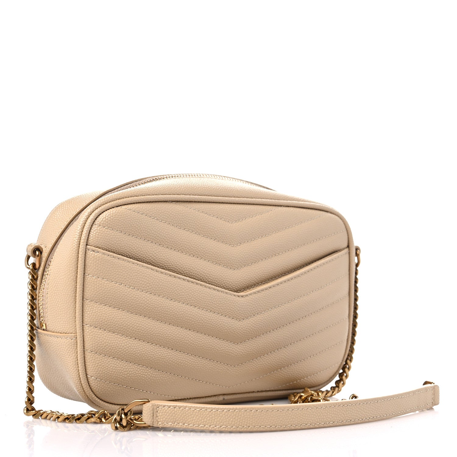 Saint Laurent Grain De Poudre Matelasse Monogram Mini Lou Camera Bag New Powder 3 of 9