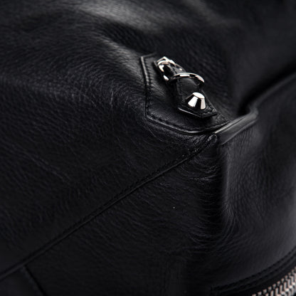 Balenciaga Supple Calfskin Papier A4 Zip Around Tote Black 14 of 24
