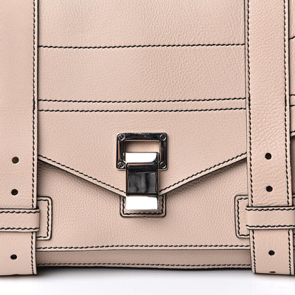 Proenza Schouler Grained Calfskin Medium Contrast Stitch PS1 Satchel Sand 10 of 11