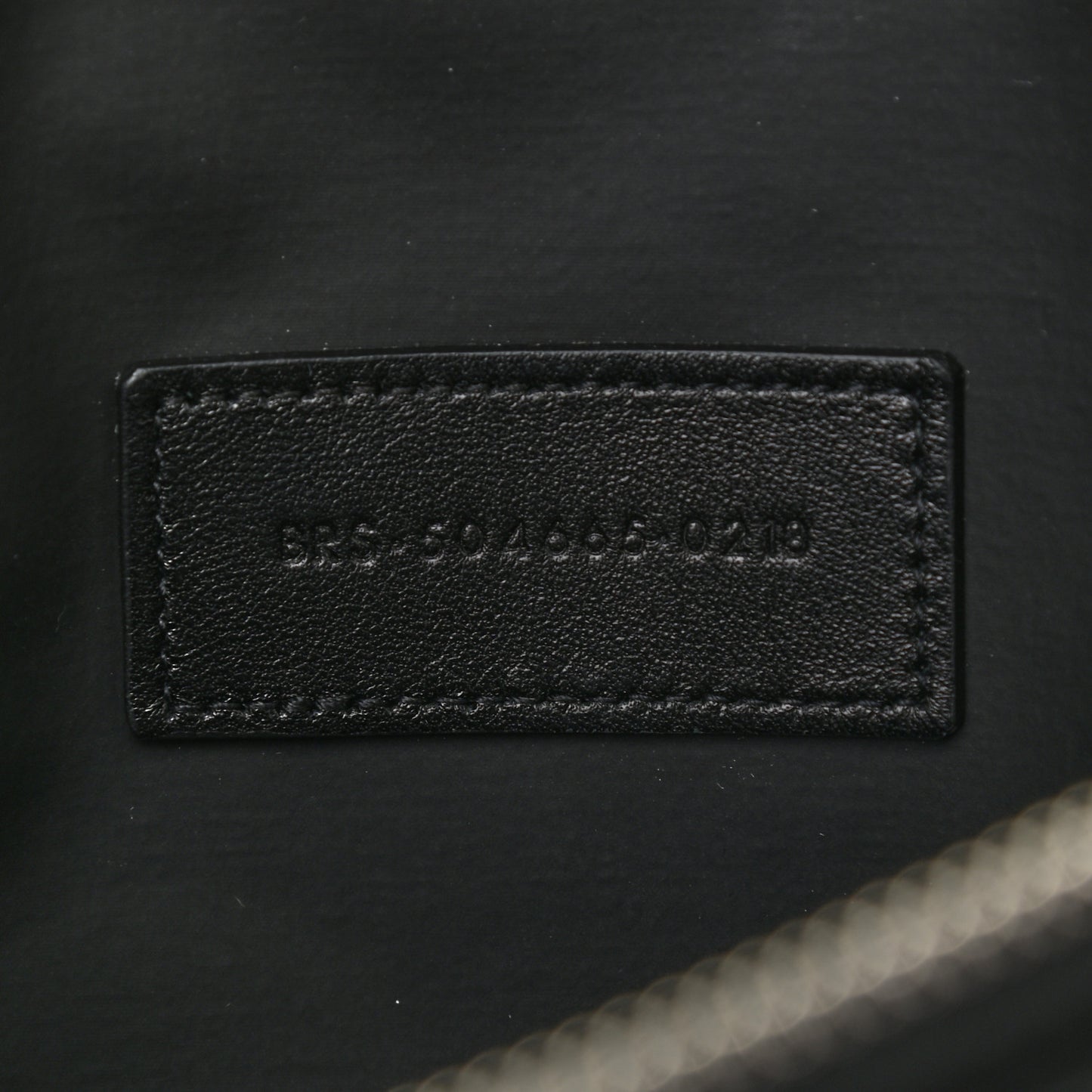 Lambskin Y Quilted Monogram Loulou Cosmetic Case Black