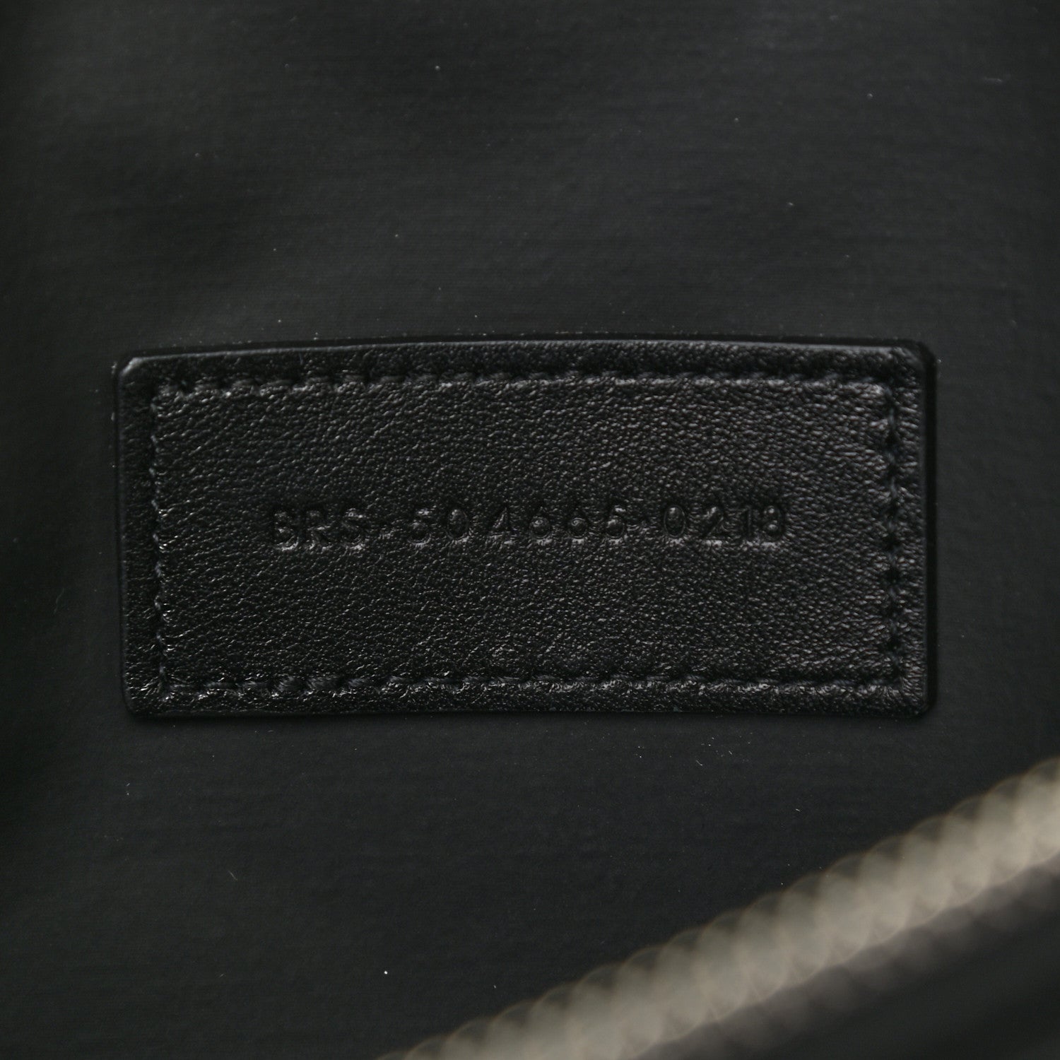 Saint Laurent Lambskin Y Quilted Monogram Loulou Cosmetic Case Black 8 of 8
