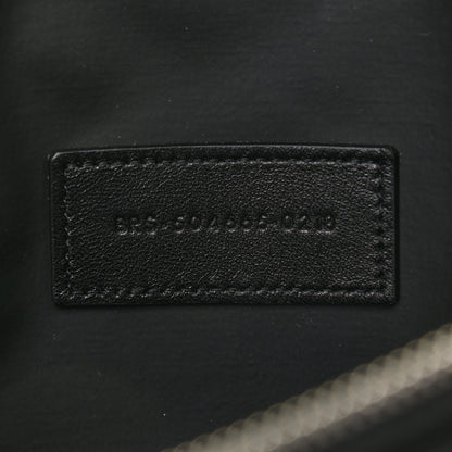 Saint Laurent Lambskin Y Quilted Monogram Loulou Cosmetic Case Black 8 of 8