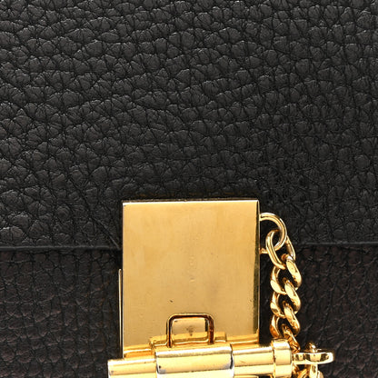 Chloe Grained Lambskin Mini Drew Shoulder Bag Black 7 of 9