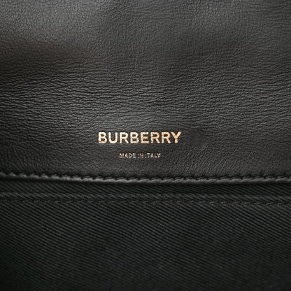 Burberry Lambskin Quilted Small Lola Bag White Black 6 of 12