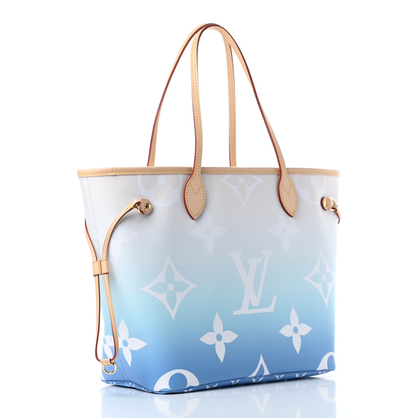 Monogram Giant By The Pool Neverfull MM Blue