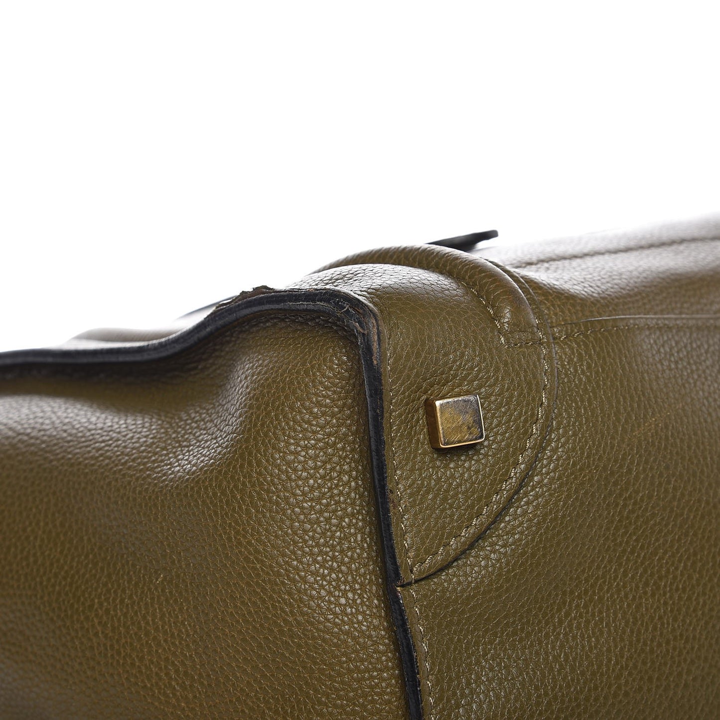 Drummed Calfskin Mini Luggage Jungle