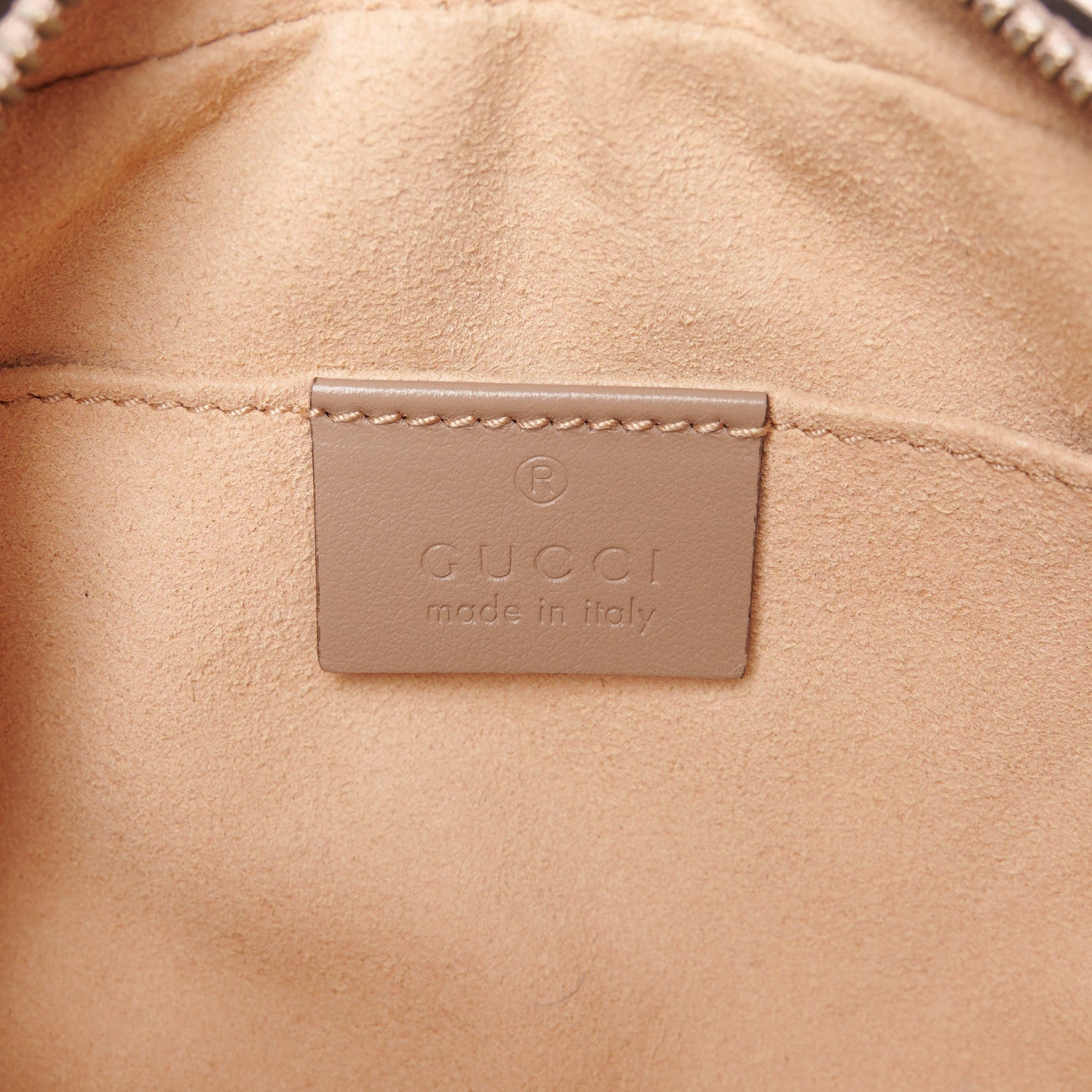 Gucci Calfskin Matelasse Mini GG Marmont Chain Shoulder Bag Nude 6 of 11