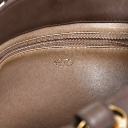 Chanel Lambskin CC Drawstring Shoulder Bag Dark Beige 7 of 17