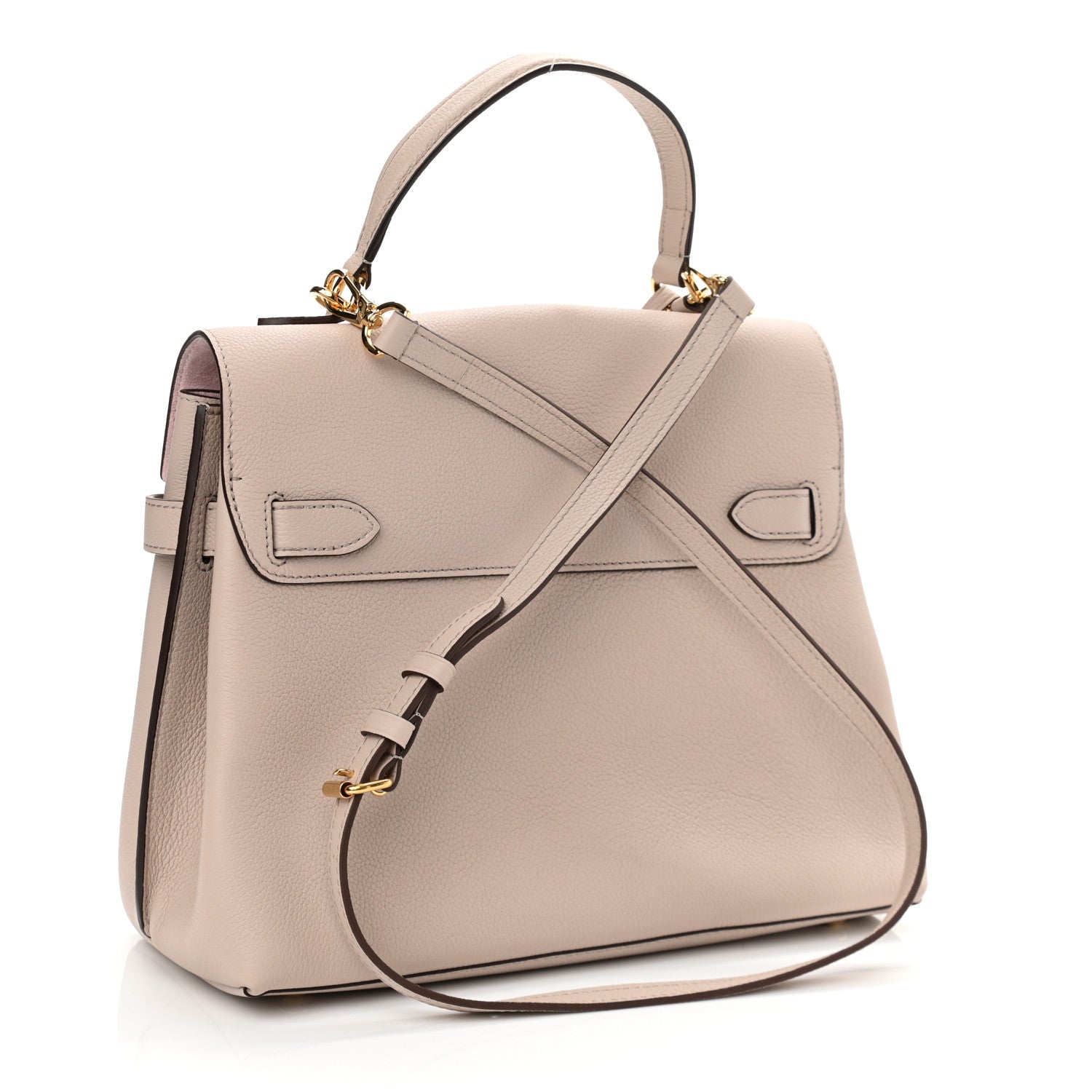 Louis Vuitton Soft Calfskin Lockme Ever MM Greige 3 of 10