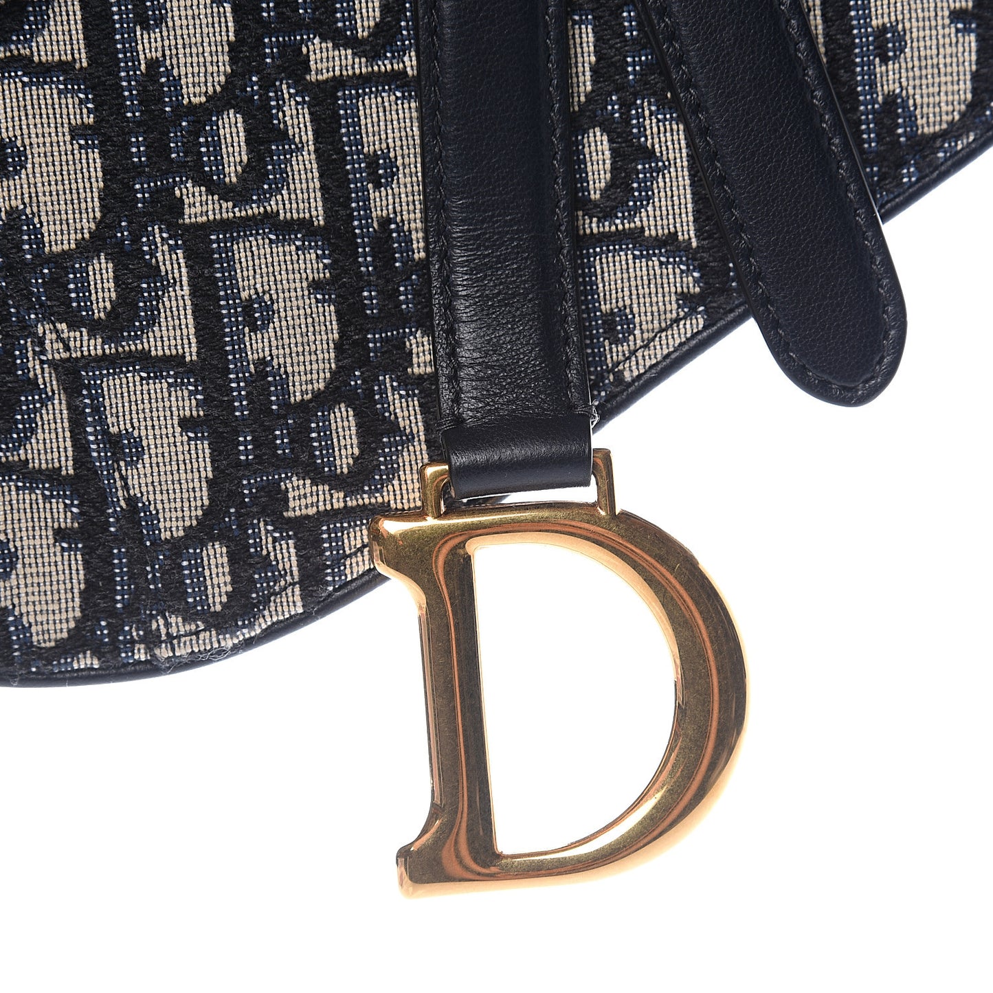 Oblique Saddle Belt Bag Blue