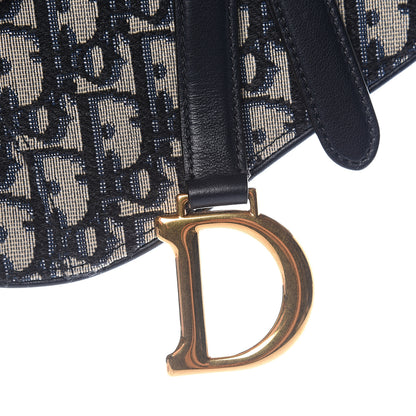 Christian Dior Oblique Saddle Belt Bag Blue 9 of 10