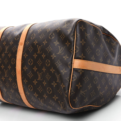 Louis Vuitton Monogram Keepall Bandouliere 55 9 of 10