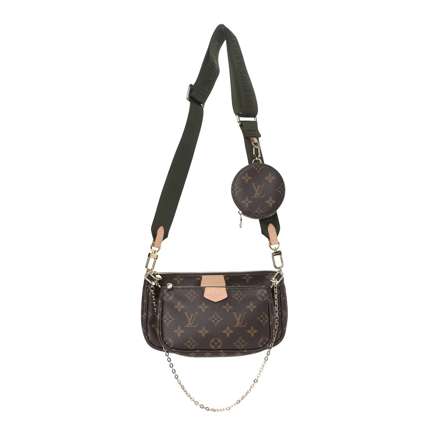 Louis Vuitton Monogram Multi Pochette Accessories Kaki 1 of 11