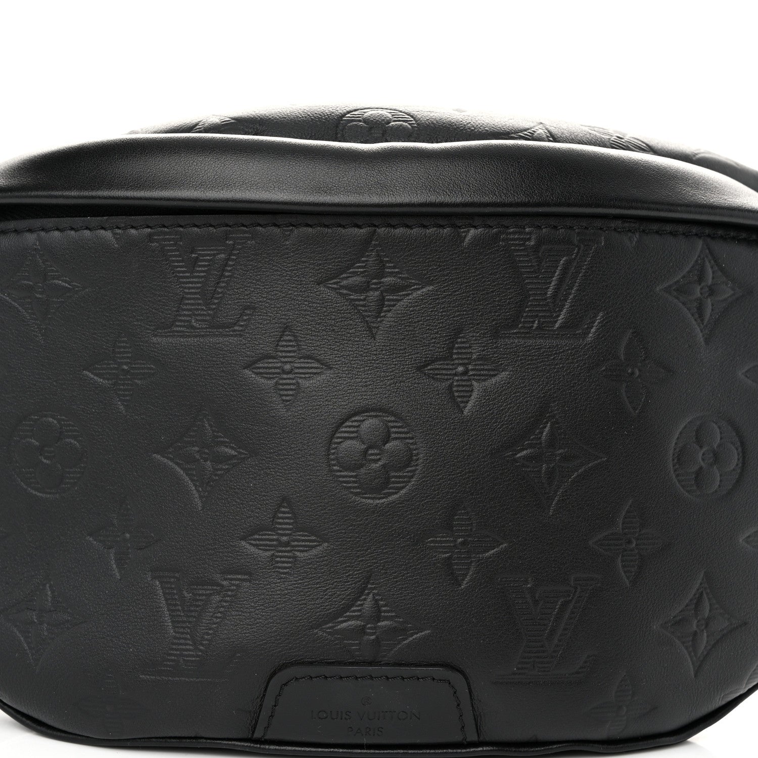 Louis Vuitton Calfskin Monogram Shadow Discovery Bumbag Black 7 of 9