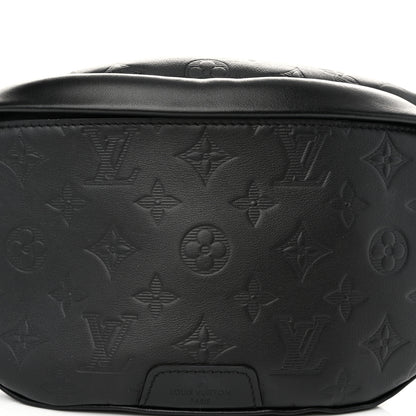 Louis Vuitton Calfskin Monogram Shadow Discovery Bumbag Black 7 of 9
