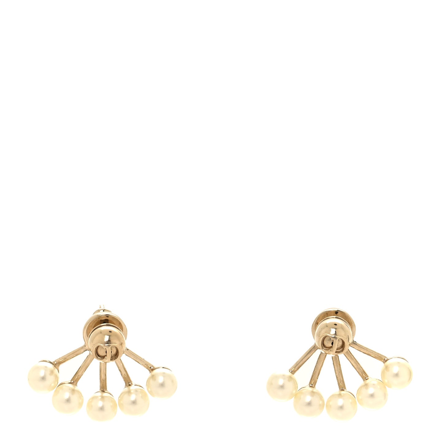 Pearl La Peite Tribale Earrings Gold