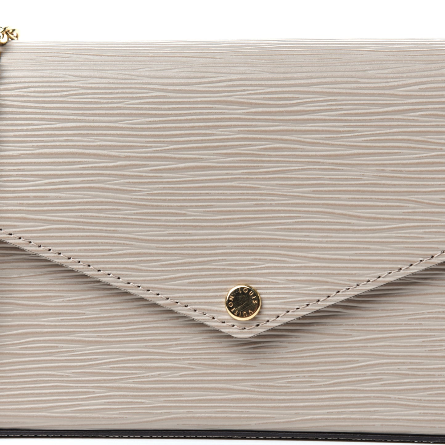 Epi Felicie Pochette Chain Wallet Galet