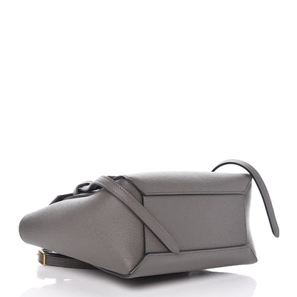 Celine Grained Calfskin Nano Belt Bag Grey 4 of 15