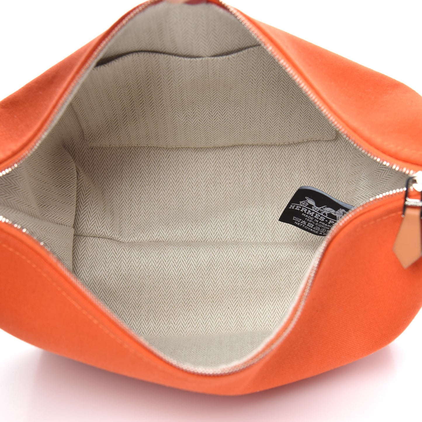 Canvas Small Bride-A-Brac Pouch Orange Burgundy