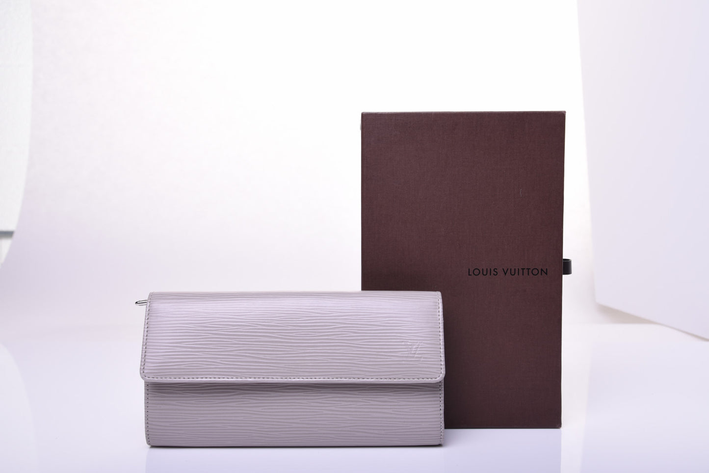 Snake Embossed Zulu Canvas Clutch Blue