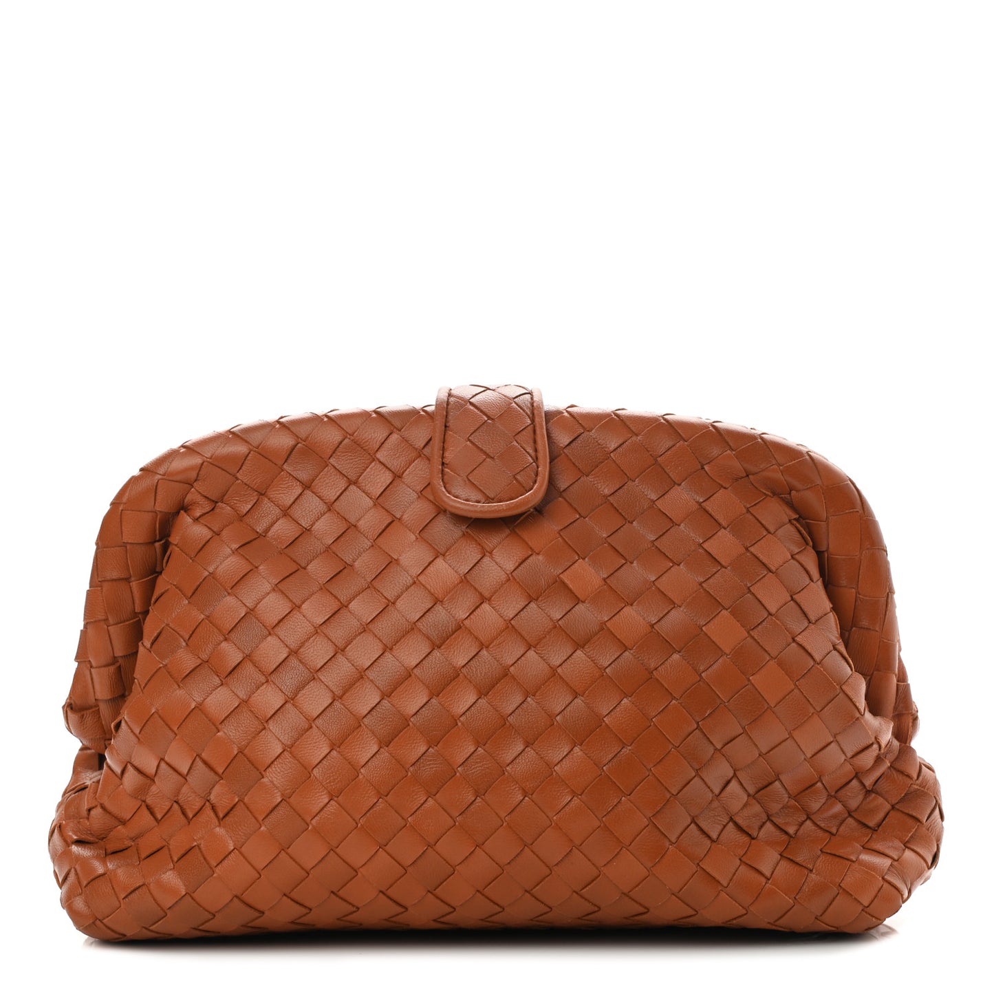 Nappa Intrecciato The Lauren 1980 Clutch Camel