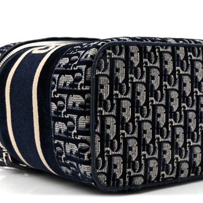 Christian Dior Oblique Diortravel Vanity Case Blue 9 of 10