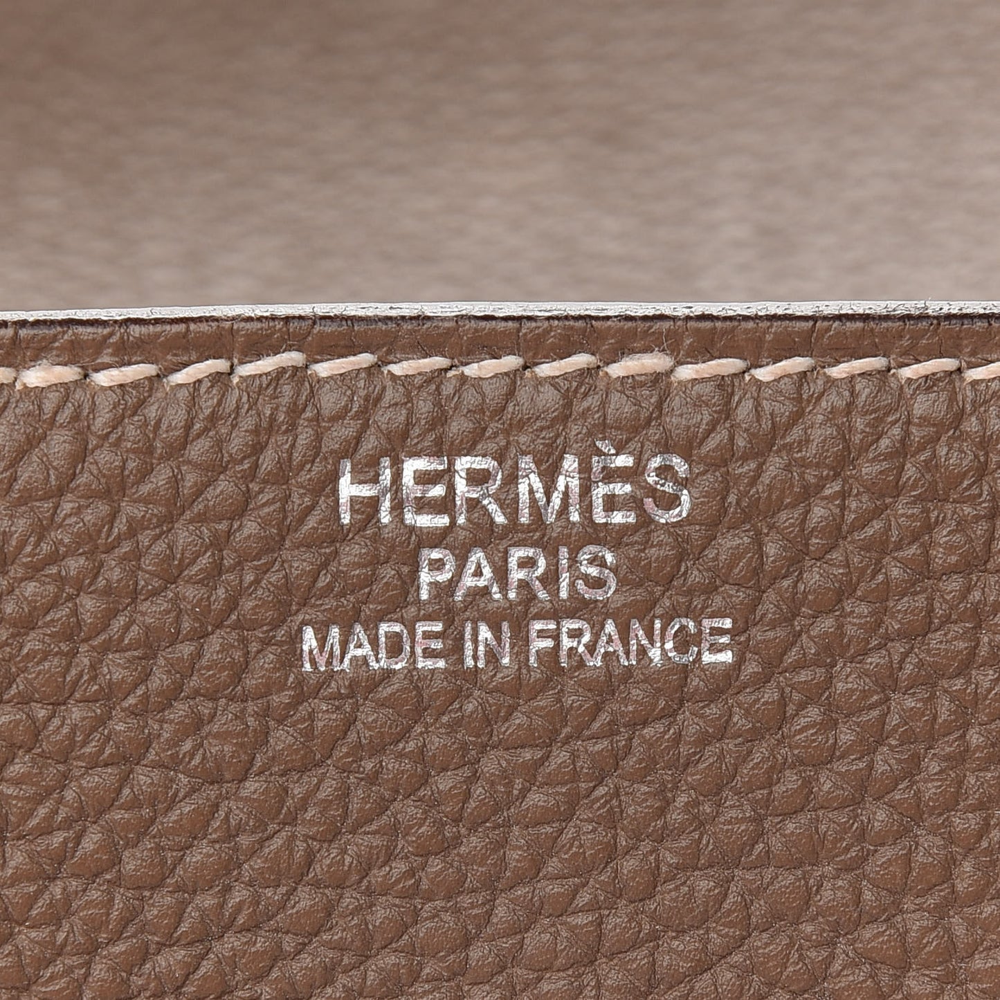 Taurillon Clemence JPG Shoulder Birkin II 42 Etoupe
