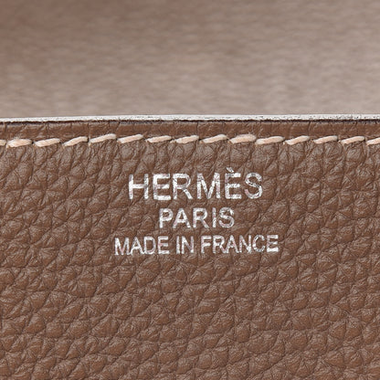 Hermes Taurillon Clemence JPG Shoulder Birkin II 42 Etoupe 5 of 10