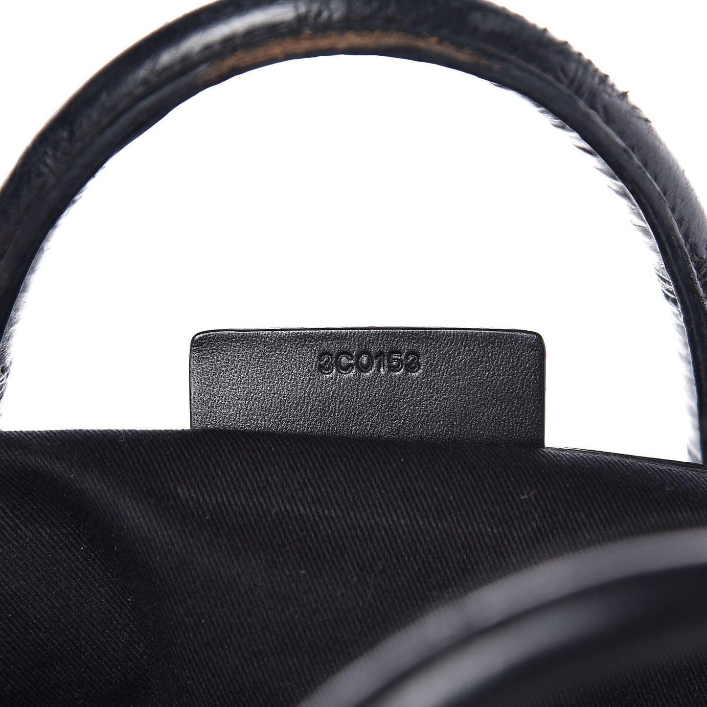 Calfskin Crocodile Embossed Medium Antigona Black