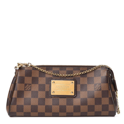 Louis Vuitton Damier Ebene Eva Clutch 1 of 10