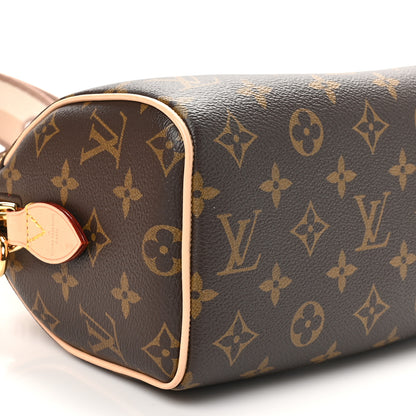 Louis Vuitton Monogram Speedy Bandouliere 20 Beige 8 of 10