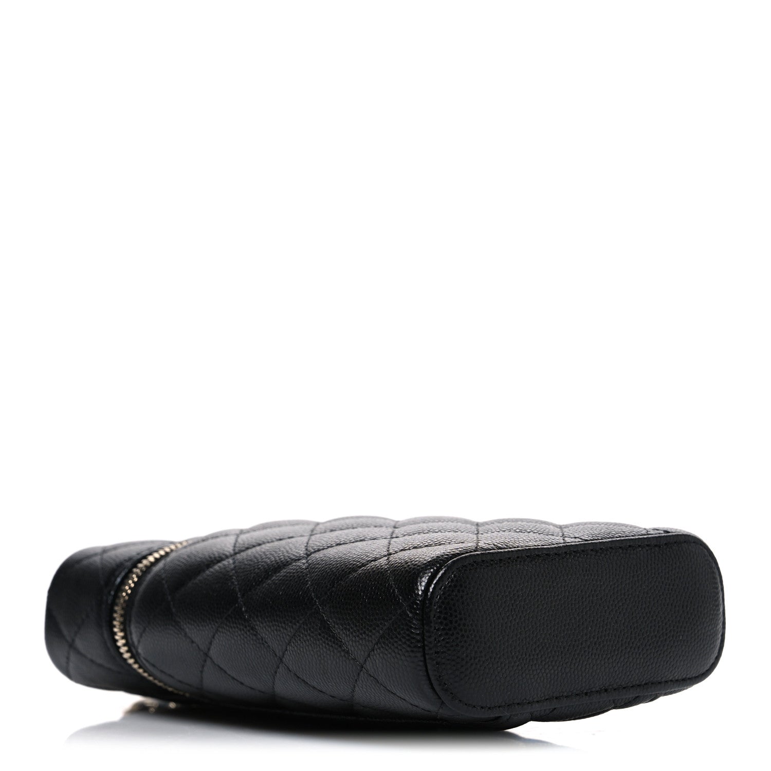 Chanel Caviar Quilted Phone Holder With Chain Black 4 of 10