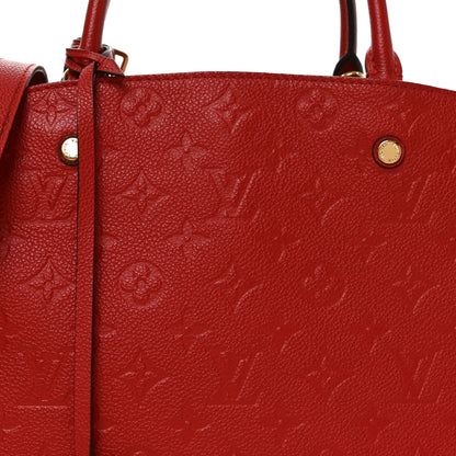 Louis Vuitton Empreinte Montaigne MM Cherry 7 of 10