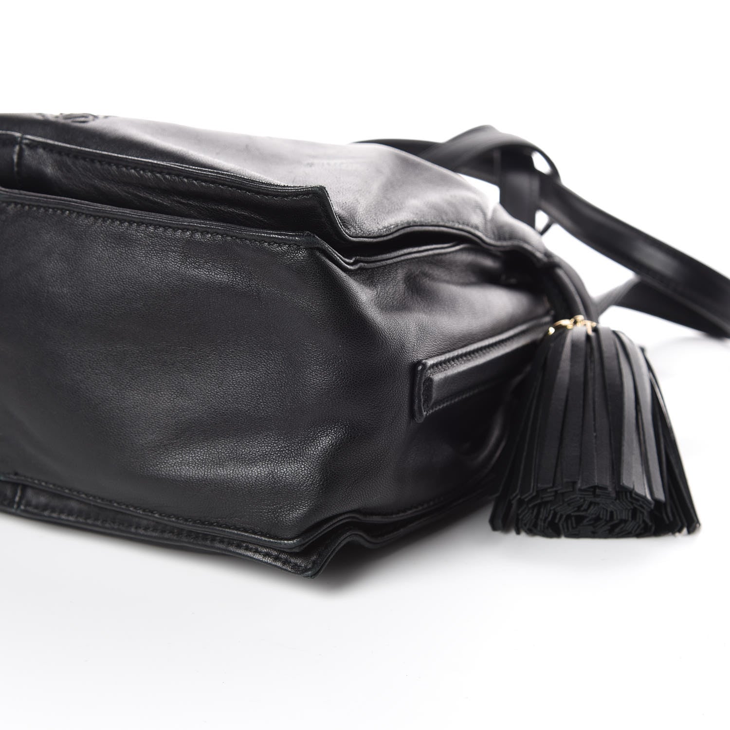 Loewe Nappa Small Flamenco Shoulder Bag Black 6 of 9