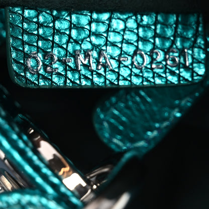 Christian Dior Lizard Gradient Mini Lady Dior Blue 7 of 12