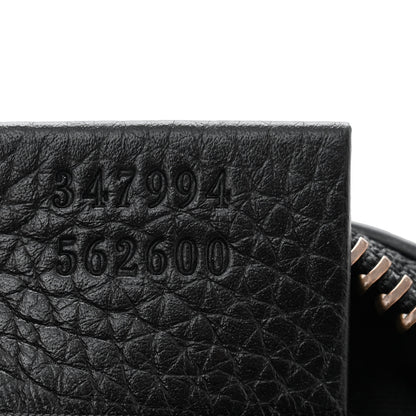 Gucci Pebbled Calfskin Mini Soho Disco Bag Black 7 of 10